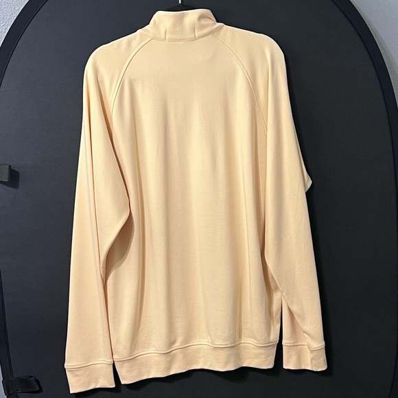 FAIRWAY & GREENE 1/4 Zip Pullover Men's XL Long-Sleeved Yellow Golf Pullover EUC - Picture 2 of 6
